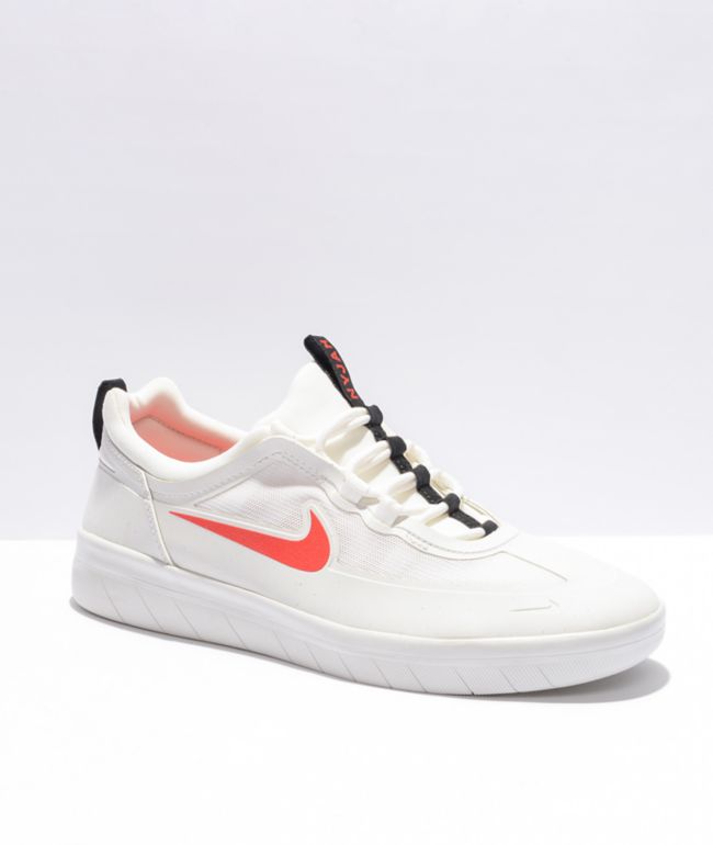 White Nike Nyjah 2.0